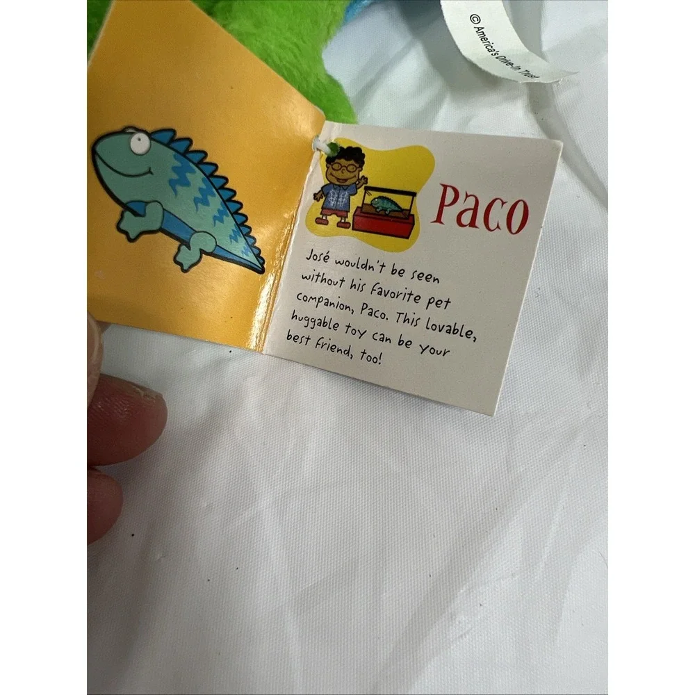 Vintage 2002 Sonic Wacky Pack Green lizard‎ Paco